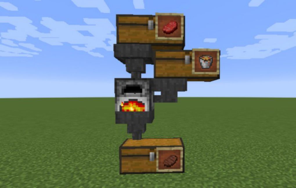 How to make an automatic BBQ machine in my world